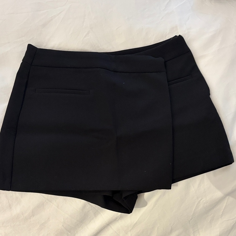 Zara Elegant Black Women's Mini Skort